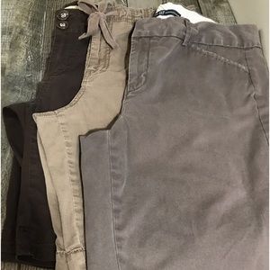 Gap, componix, Faded Glory Bermuda flat front pocket shorts size 10 Preowned
